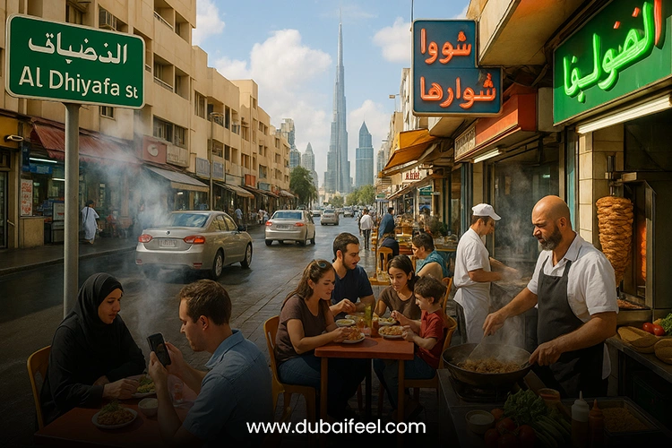 Al Dhiyafah Road: The Heartbeat of Dubai's Street Food Scene
