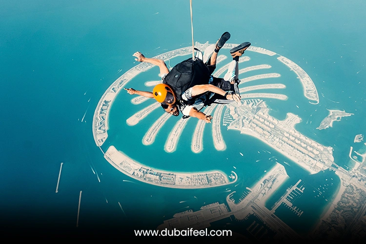 Skydiving Over Palm Jumeirah
